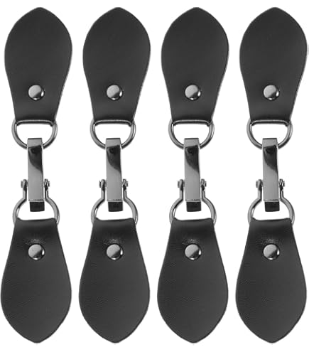 Amazon.com: MAGICLULU 4pcs Leather Metal Coat Buttons Leather